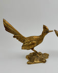 Vintage Brass Roadrunner Pair – Sculptural Mid-Century Collectibles