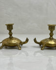 Vintage Brass Candlestick Holders-Pair