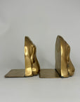 Mid-Century Modern Brass Hippo Bookends