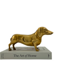 Vintage Brass Dachshund