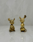 Vintage Brass Mice-A Pair