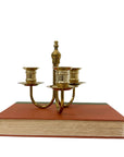 Vintage Brass 3-Arm Candelabra