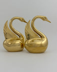 Vintage Brass Angel Wings Love Swans-A Pair by Dolbi Cashier