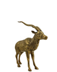 Vintage Brass Antelope