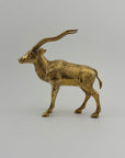 Vintage Brass Antelope