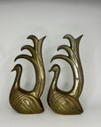 Vintage Brass Peacocks pair by Frederick Cooper