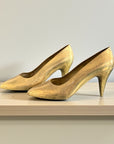 Vintage Brass High Heel Pumps – Pair