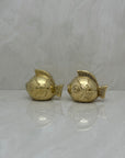 Goldfish Whimsy-Vintage Brass Fish-A Pair
