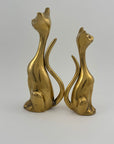 Vintage Bronze Cats-A Pair