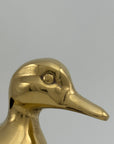 Vintage Brass Duck Stash Pot