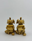 Vintage Brass Elephants Bookends-A Pair