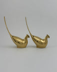Vintage Brass Pheasant Pair – Elegant Mid-Century Figurines