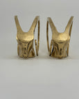 Vintage Brass Rams with Curled Horns-A Pair