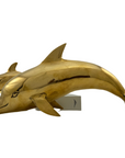 Vintage Brass Dolphins-A Pair