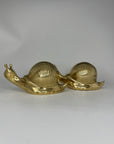 Vintage Brass Snails-A Pair