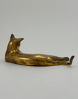 Mid-Century Modern Brass Cat Sculpture – Sleek & Minimalist Design