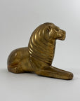 Vintage Brass Lion Sculpture – 1983 Dara International