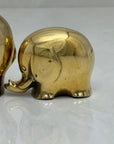 Vintage Brass Elephant Family-A Set of Three