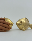 Whimsical Vintage Brass Fish-A Pair