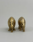 Vintage Brass Armadillos-A Pair
