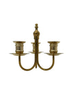 Vintage Brass 3-Arm Candelabra