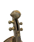 Vintage Brass Violin Figurines