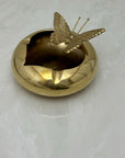 Vintage Brass Butterfly Ashtray/ Trinket Dish