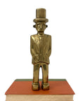 Vintage Dolbi Cashier Brass Gentleman with Top Hat – 1980s Collectible Sculpture