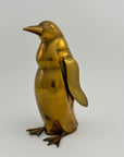 Tall Vintage Brass Penguin
