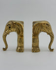 Vintage Brass Elephants- A Pair