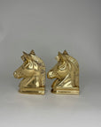 Vintage Brass Horsehead Figurines/Bookends