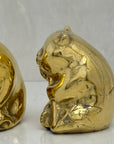 Vintage Brass Panda Bears-A Pair