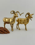 Vintage Brass Rams-A Pair
