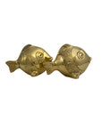 Whimsical Vintage Brass Fish-A Pair