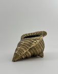 Vintage Brass Shell Vessel (Planter/Catchall)
