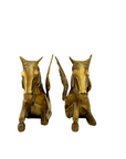 Vintage Brass Pegasus Bookends-A Pair