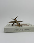Small Vintage Brass Airplane