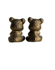 Vintage Brass “Good Luck Bears” – Mid-Century Modern Pair
