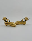 Pretty Brass Ballerina Slippers -A Pair