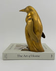 Tall Vintage Brass Penguin