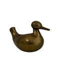 Vintage Brass Duck planter/Stash Pot