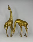 Vintage Brass Giraffes- A Pair