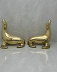 Vintage Brass Seals- A Pair by Frederick Cooper