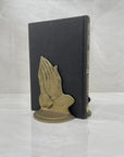 Vintage Brass Praying Hands Bookends-A Pair