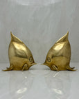 Large Vintage Brass Fish-A Pair by Dolbi Cashier