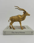 Vintage Brass Antelope