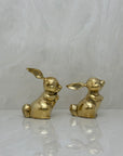 Vintage Brass Bunnies- A Pair
