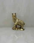 Vintage Brass Bear
