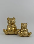Vintage Brass Bears- A Pair