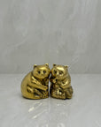 Vintage Brass Panda Bears-A Pair